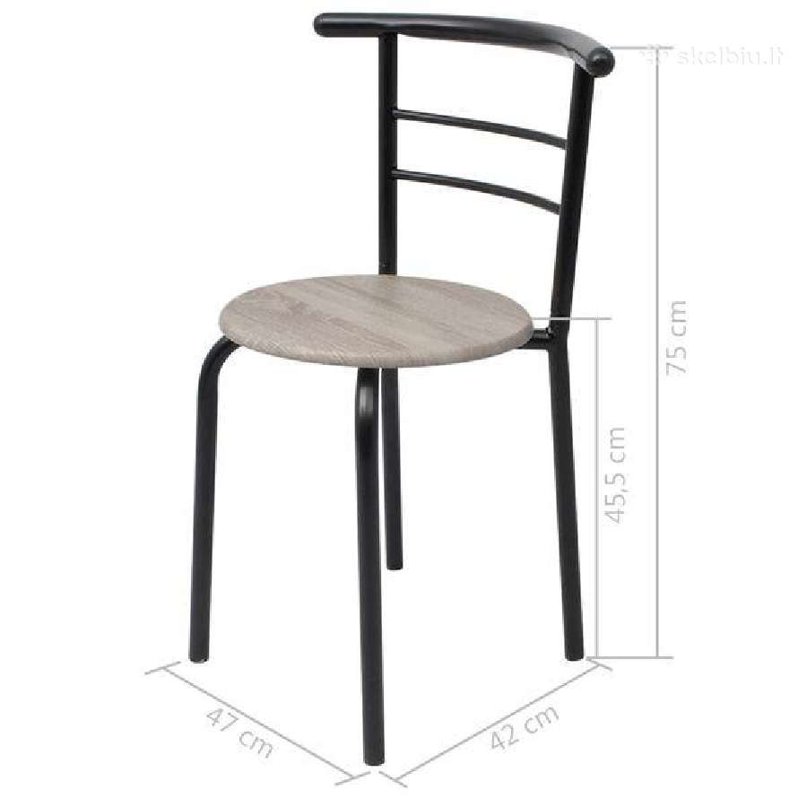 Pusryčių baro komplektas, Mdf vidaxl(243001) - nuotraukos Nr. 4