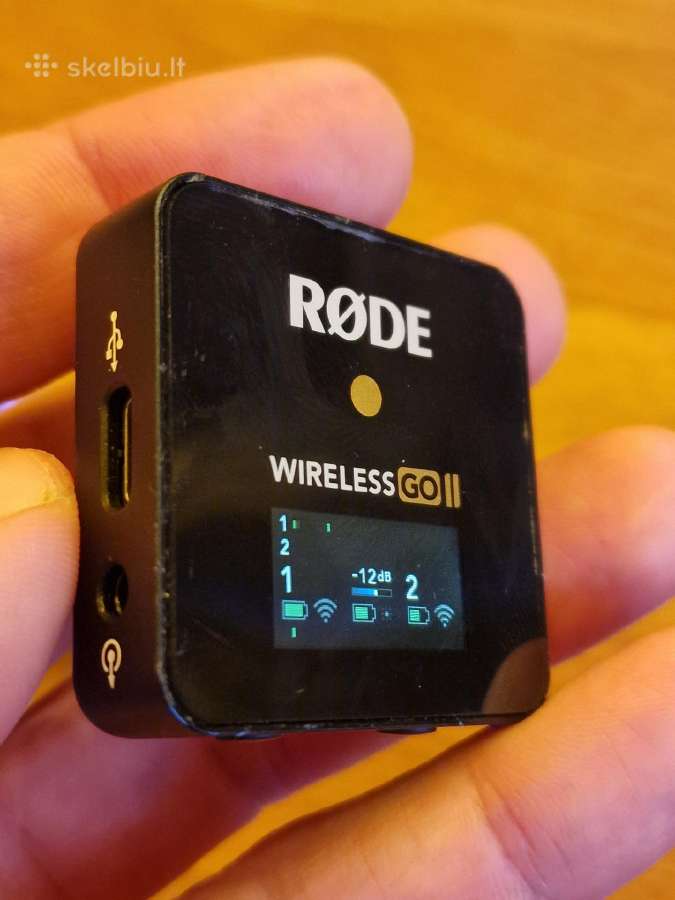 Rode Wireless Go II – 2 siųstuvai + imtuvas - nuotraukos Nr. 9