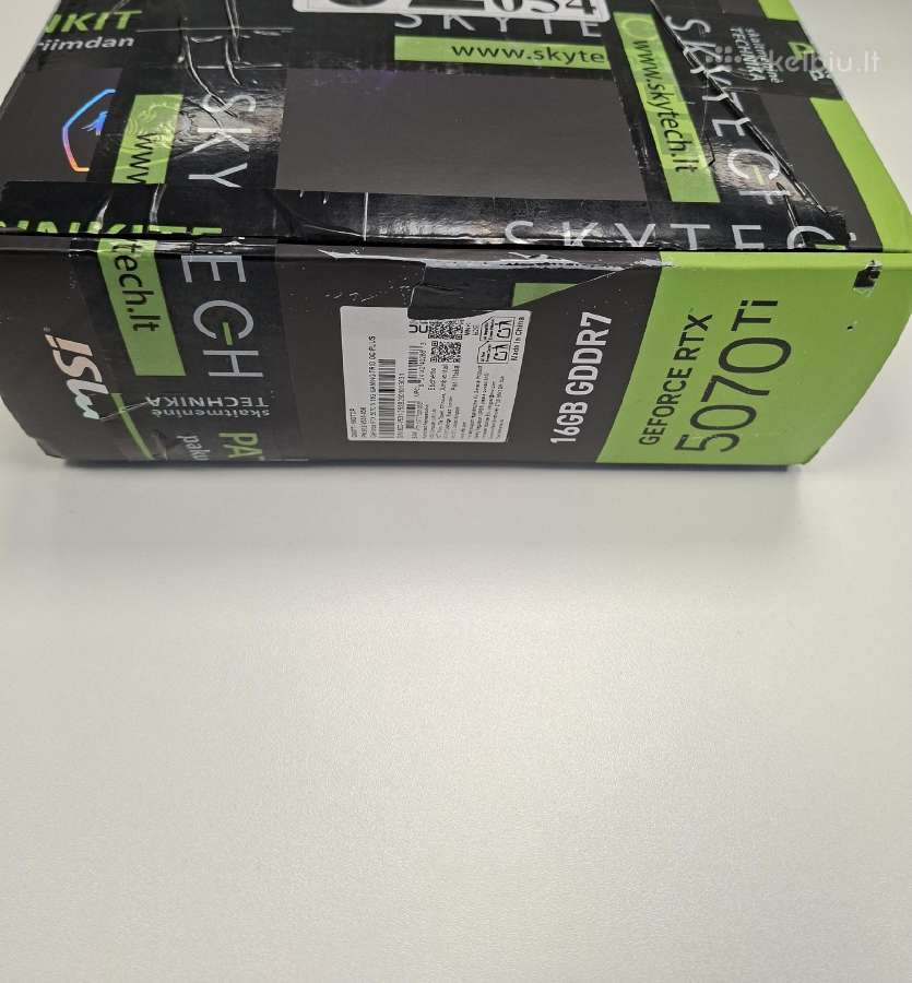 Vaizdo plokščių dėžutės rx7700xt 7600xt Rtx 5070ti - nuotraukos Nr. 15