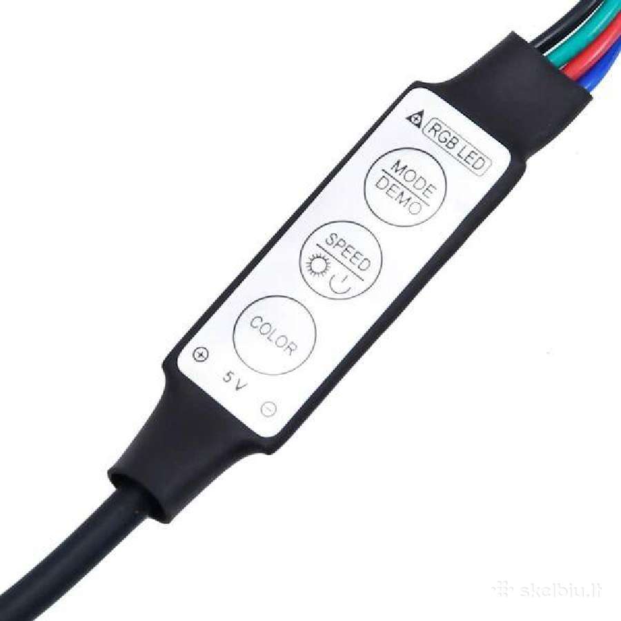 Naktinės spintelės su LED, 2vnt. vidaxl(836791) - nuotraukos Nr. 4