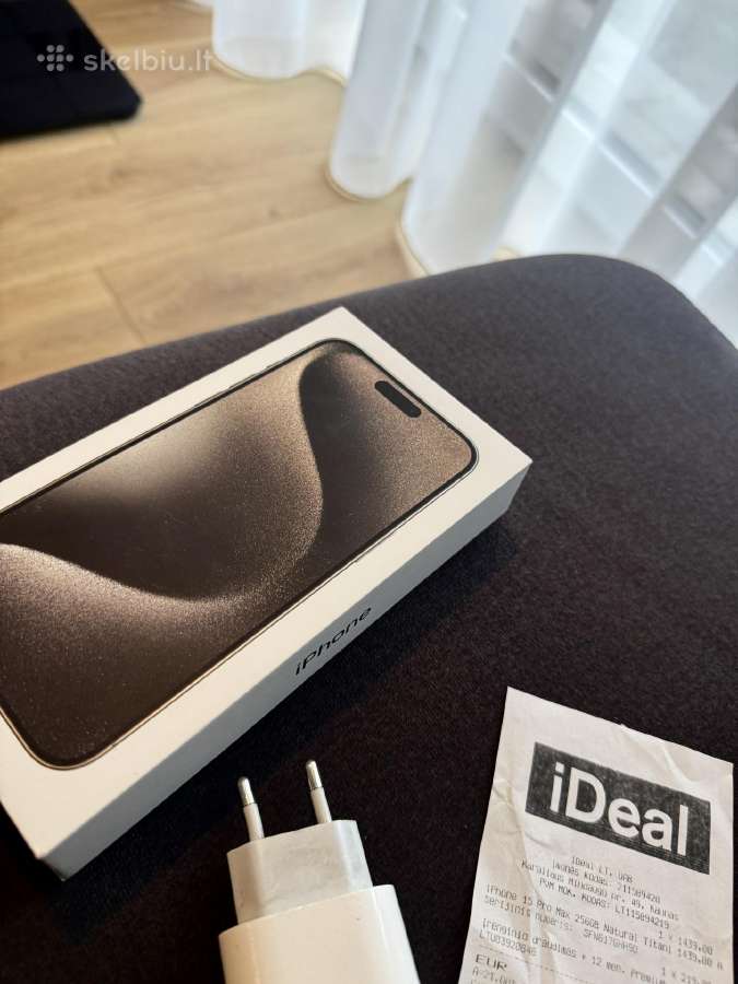 iPhone 15 pro max 256 GB - nuotraukos Nr. 5