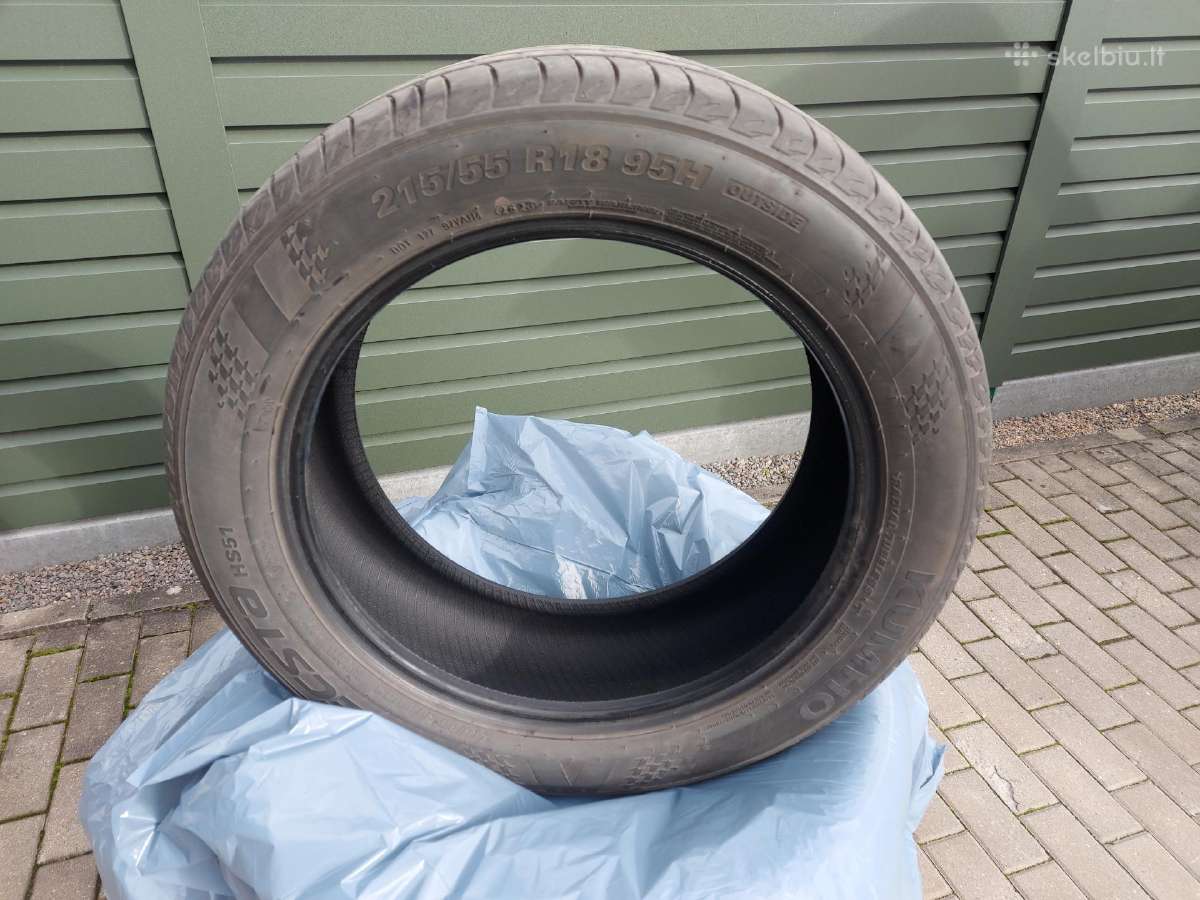 Vasarinės Kumho 215/55 R18 padangos 4 vnt. - nuotraukos Nr. 2