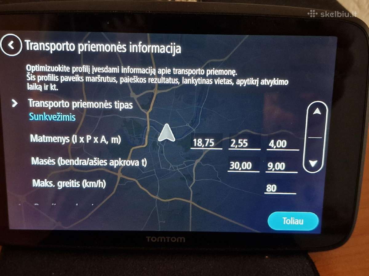 Tomtom Go Expert sunkvežimių navigacija - nuotraukos Nr. 4