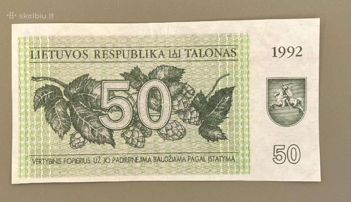 50 talonų - nuotraukos Nr. 2