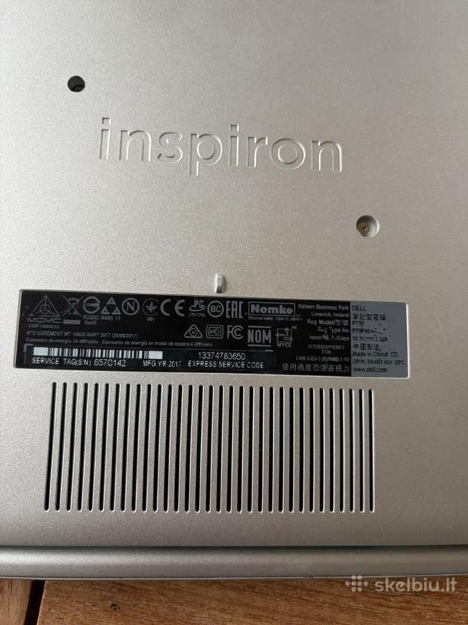 Dell Inspiron 5570 - nuotraukos Nr. 3