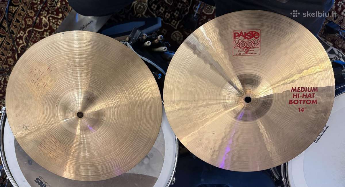 Zildjian, Paiste, Istanbul agop būgnų lėkštės - nuotraukos Nr. 5