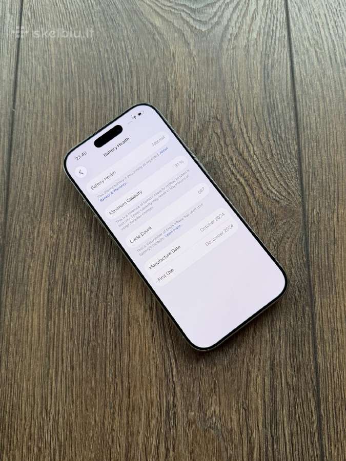 Apple iPhone 16 Pro 128gb Natural Titanium - nuotraukos Nr. 7