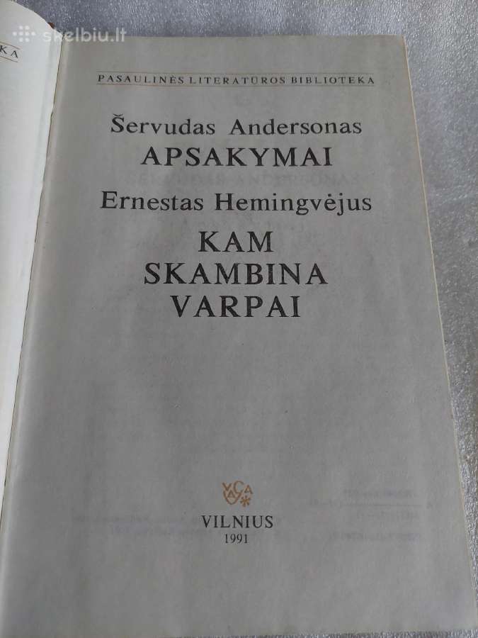 Apsakymai * Kam skambina varpai - nuotraukos Nr. 2