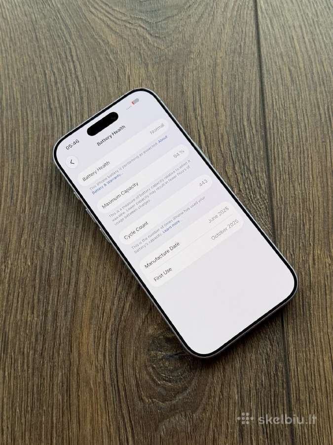 Apple iPhone 17 256gb Lavender - nuotraukos Nr. 8