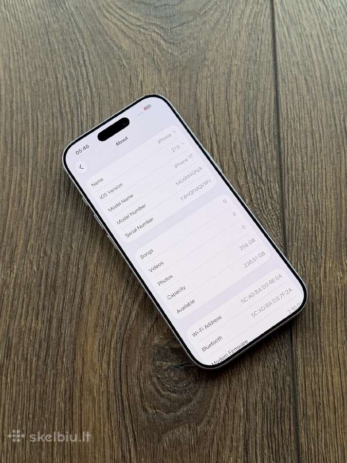 Apple iPhone 17 256gb Lavender - nuotraukos Nr. 9