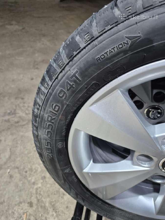 Škoda r16 diskai su zieminem padangom - nuotraukos Nr. 6