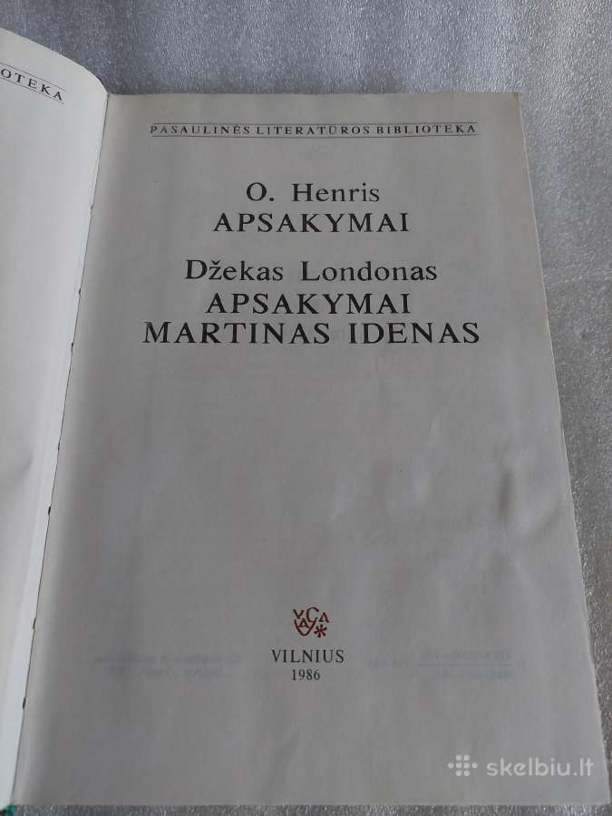 Apsakymai * Martinas Idenas - nuotraukos Nr. 2