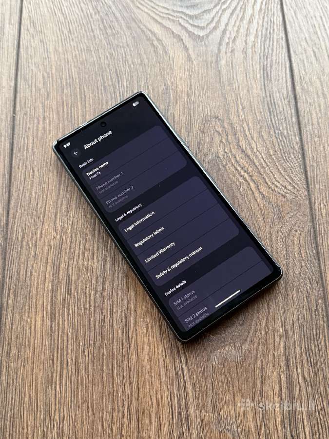 Google Pixel 7a 128gb Black - nuotraukos Nr. 7
