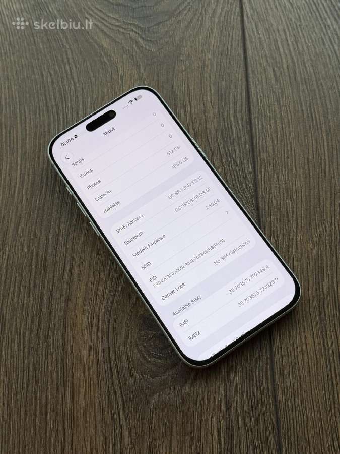 Apple iPhone 17 Pro Max 512gb White - nuotraukos Nr. 7