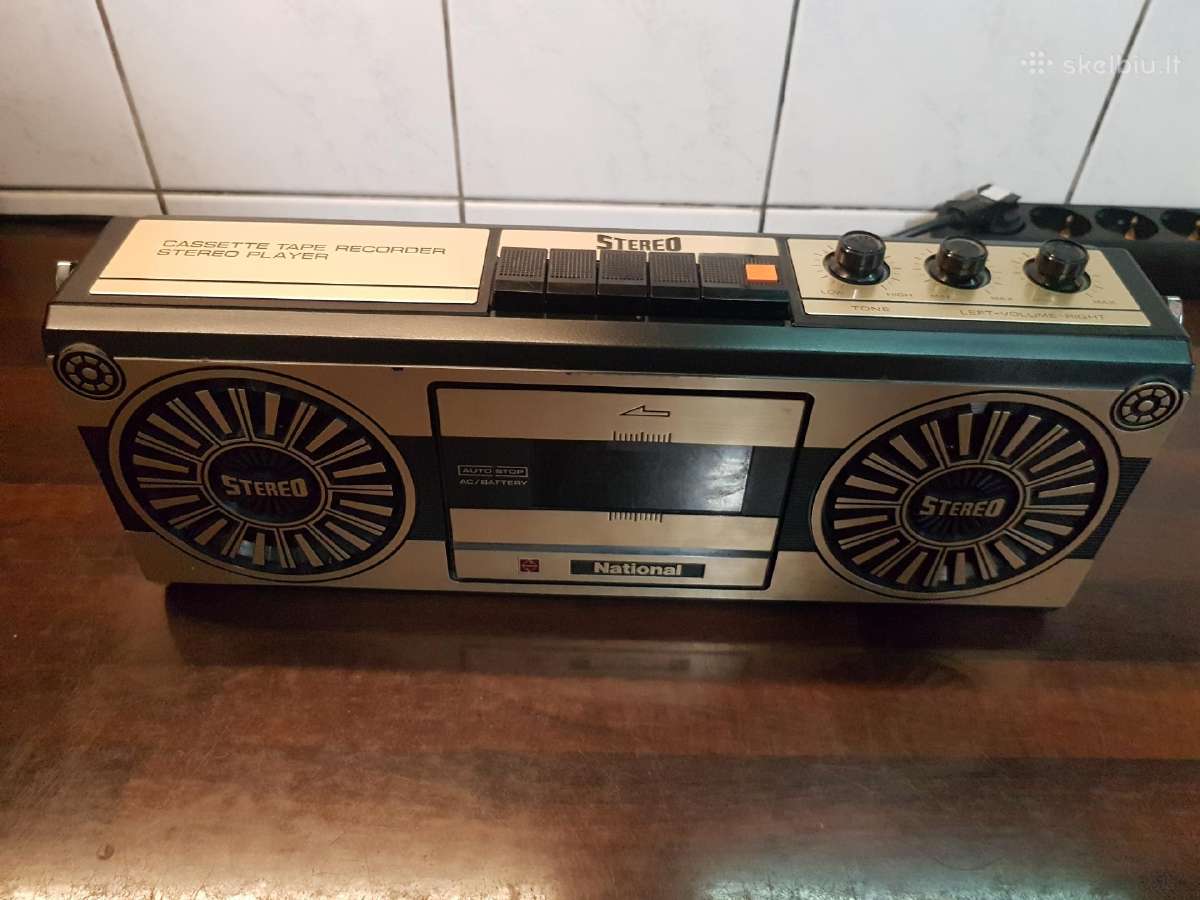 National Panasonic rq 2165 1980 m magnetofonas - nuotraukos Nr. 3