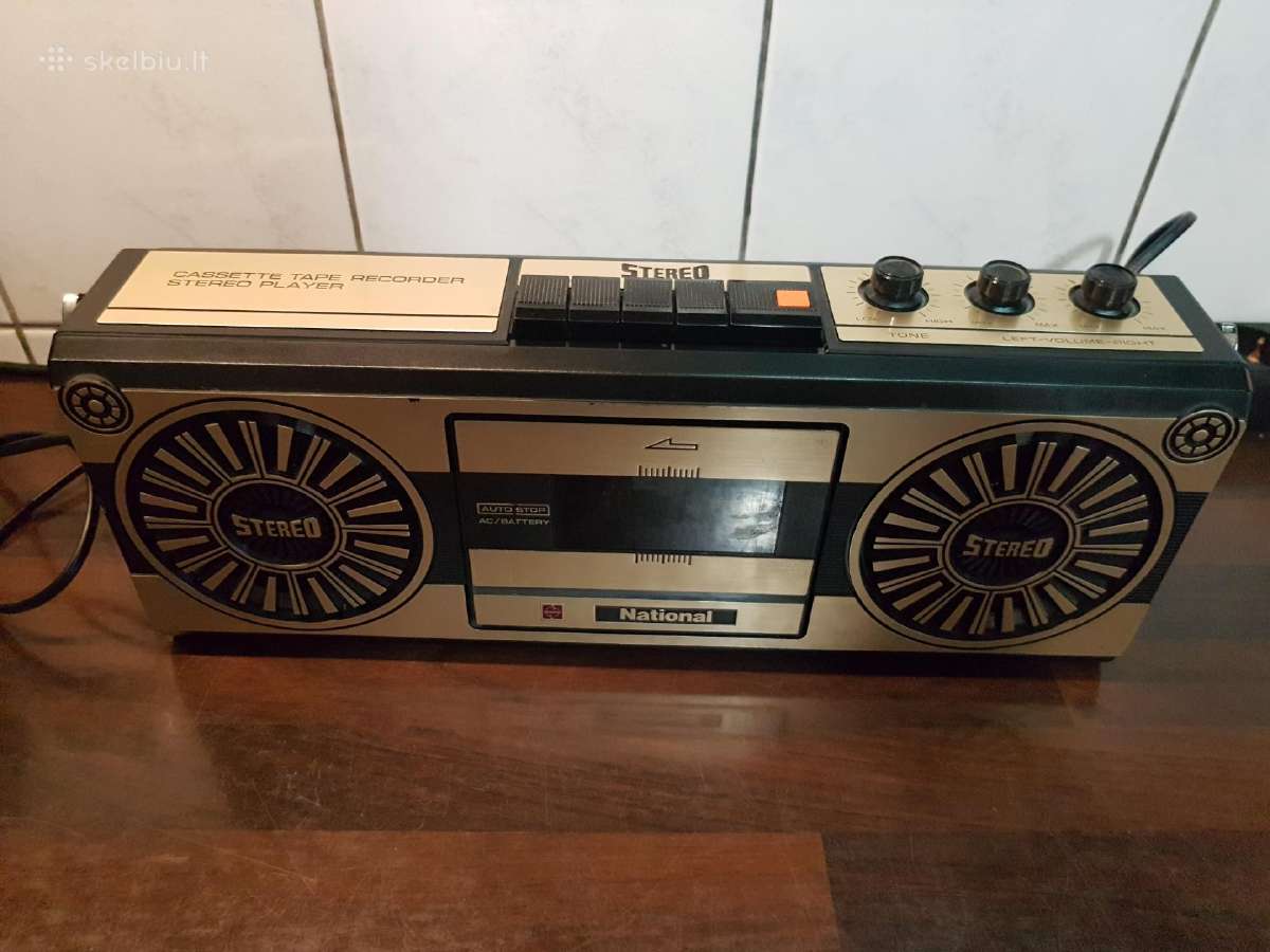 National Panasonic rq 2165 1980 m magnetofonas - nuotraukos Nr. 11
