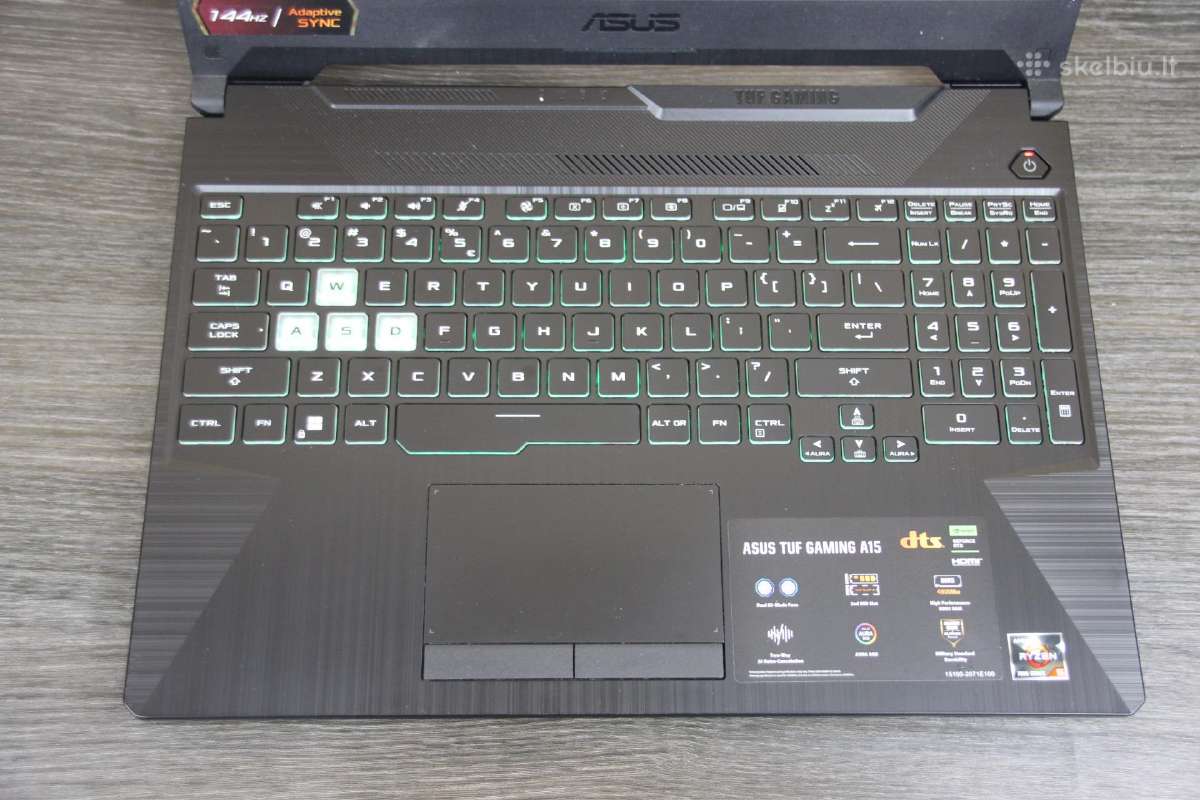 Asus Tuf Gaming 2024 m. R5 7535hs ddr5 16gb Rtx - nuotraukos Nr. 2