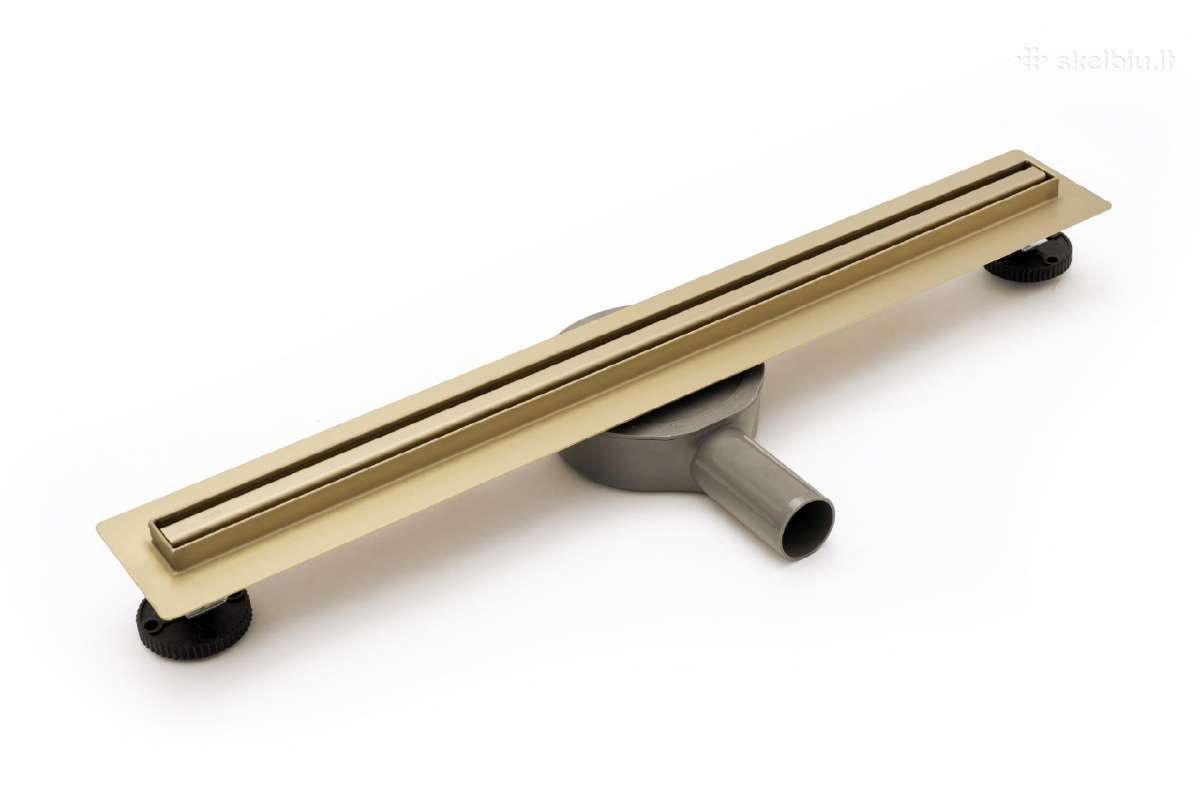 Dušo latakas Slim 360 Brush Gold – matinis - nuotraukos Nr. 5