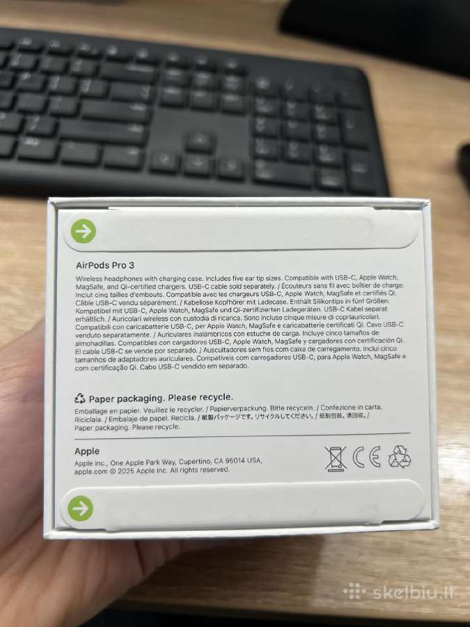 Apple airpods pro 3 (2025) - nuotraukos Nr. 2