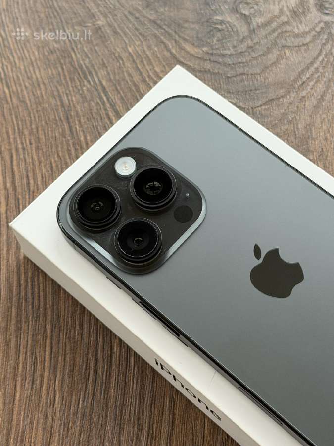 Apple iPhone 16 Pro 128gb Black Titanium - nuotraukos Nr. 2