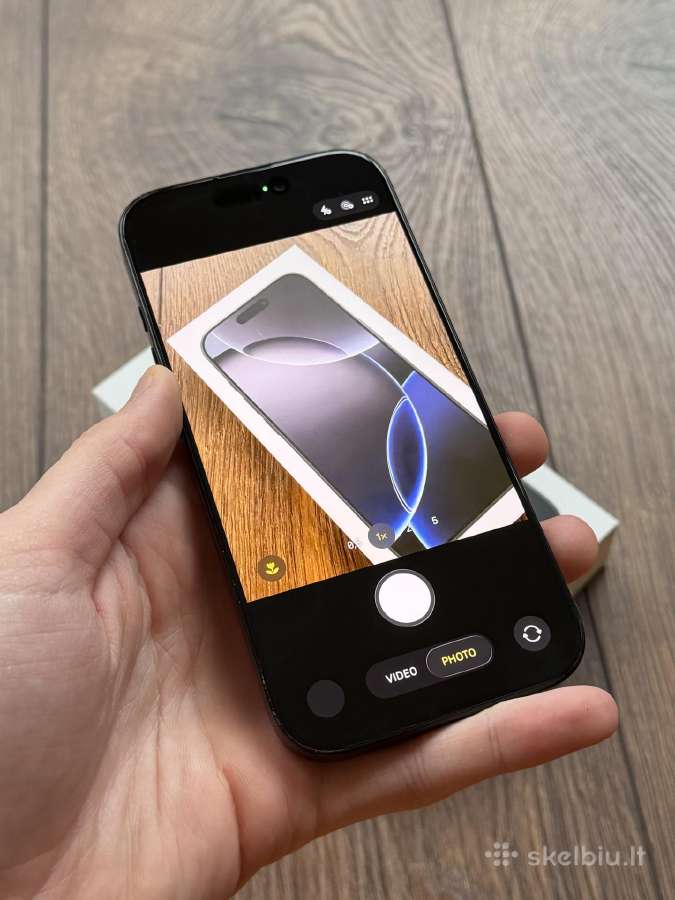 Apple iPhone 16 Pro 128gb Black Titanium - nuotraukos Nr. 8
