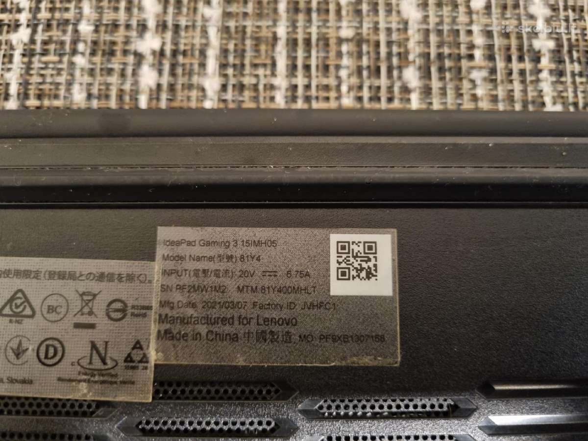 Lenovo ideapad gaming 3 - nuotraukos Nr. 5