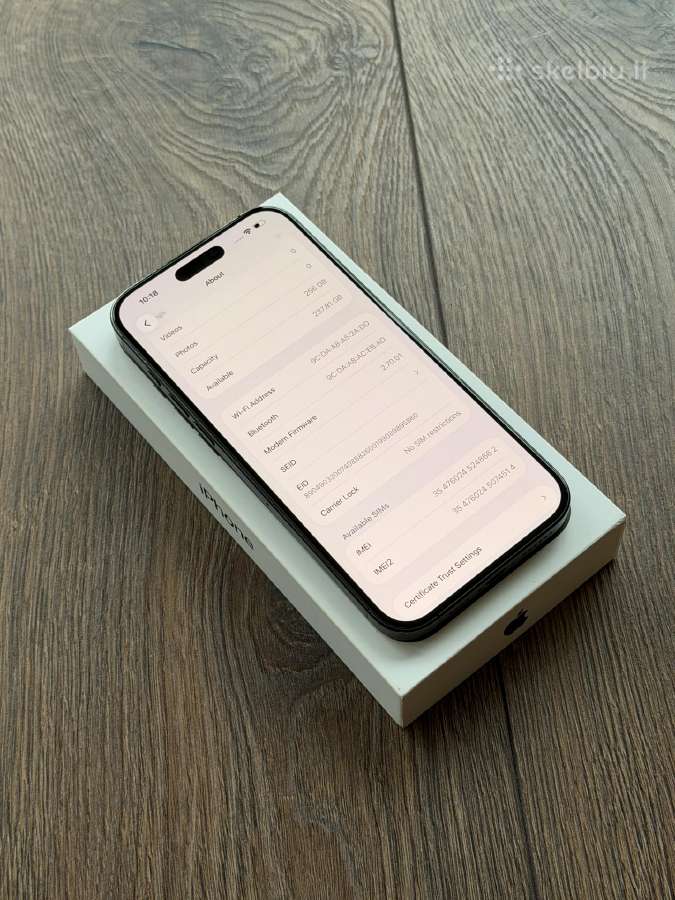 Apple iPhone 16 Pro Max 256gb Black Titanium - nuotraukos Nr. 5