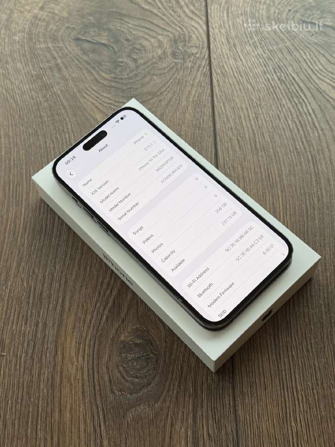 Apple iPhone 14 Pro Max 256gb Deep Purple - nuotraukos Nr. 7