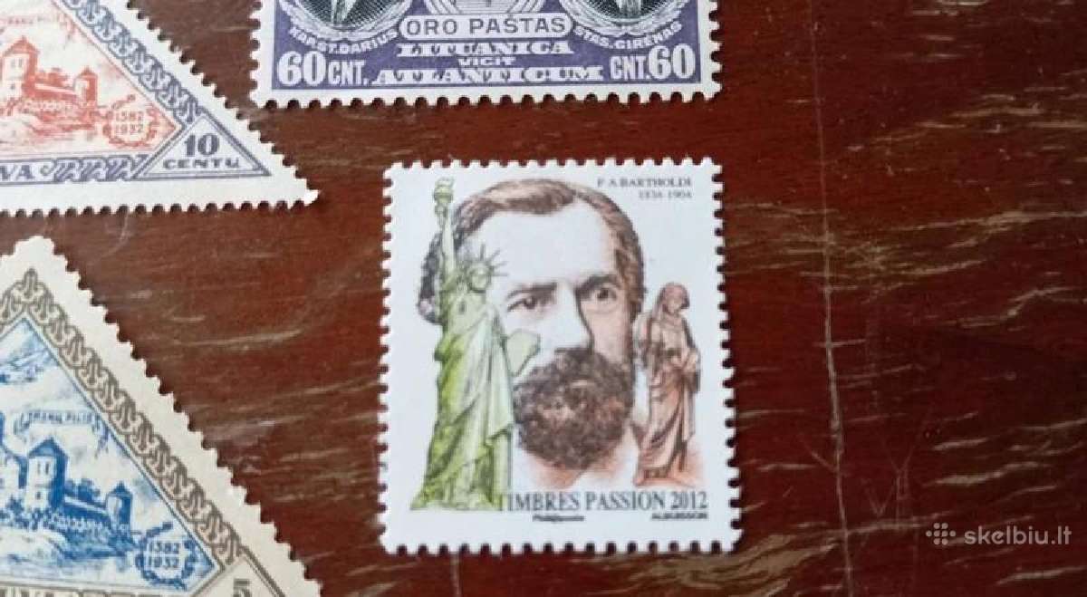 Smetoninės Lietuvos pašto ženklai (17 vnt. - nuotraukos Nr. 6