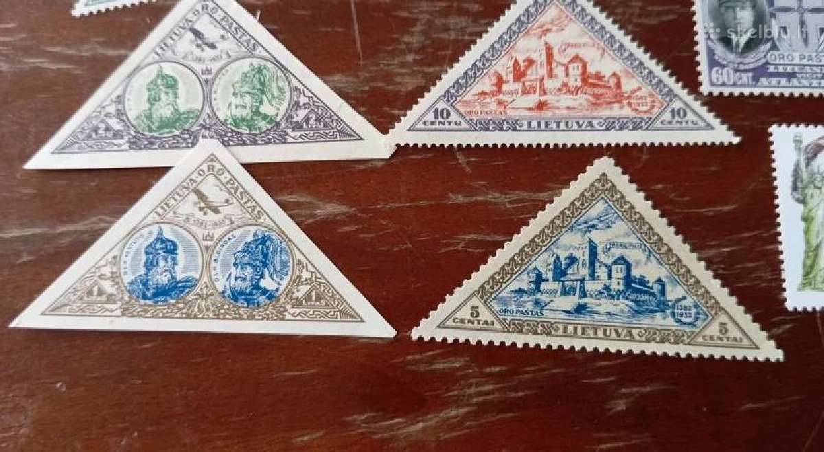Smetoninės Lietuvos pašto ženklai (17 vnt. - nuotraukos Nr. 9