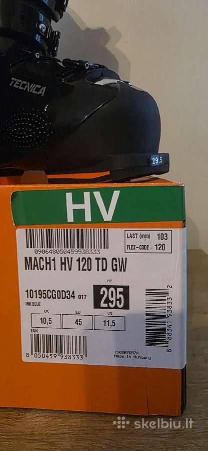 Tecnica Mach 1 Hv. Flex 120. Dydis 45 / 295 - nuotraukos Nr. 3