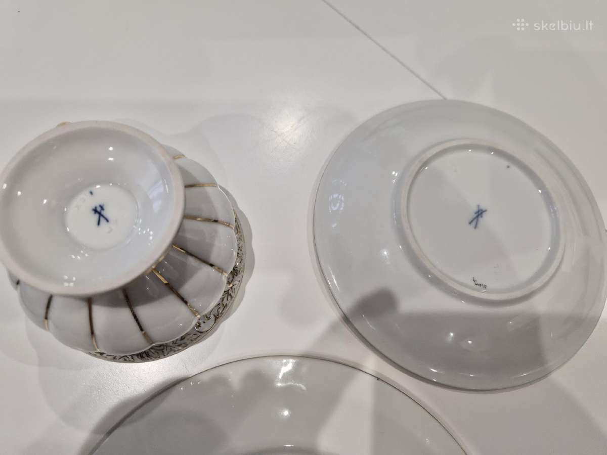 Meissen Xform arbatos trio - nuotraukos Nr. 9