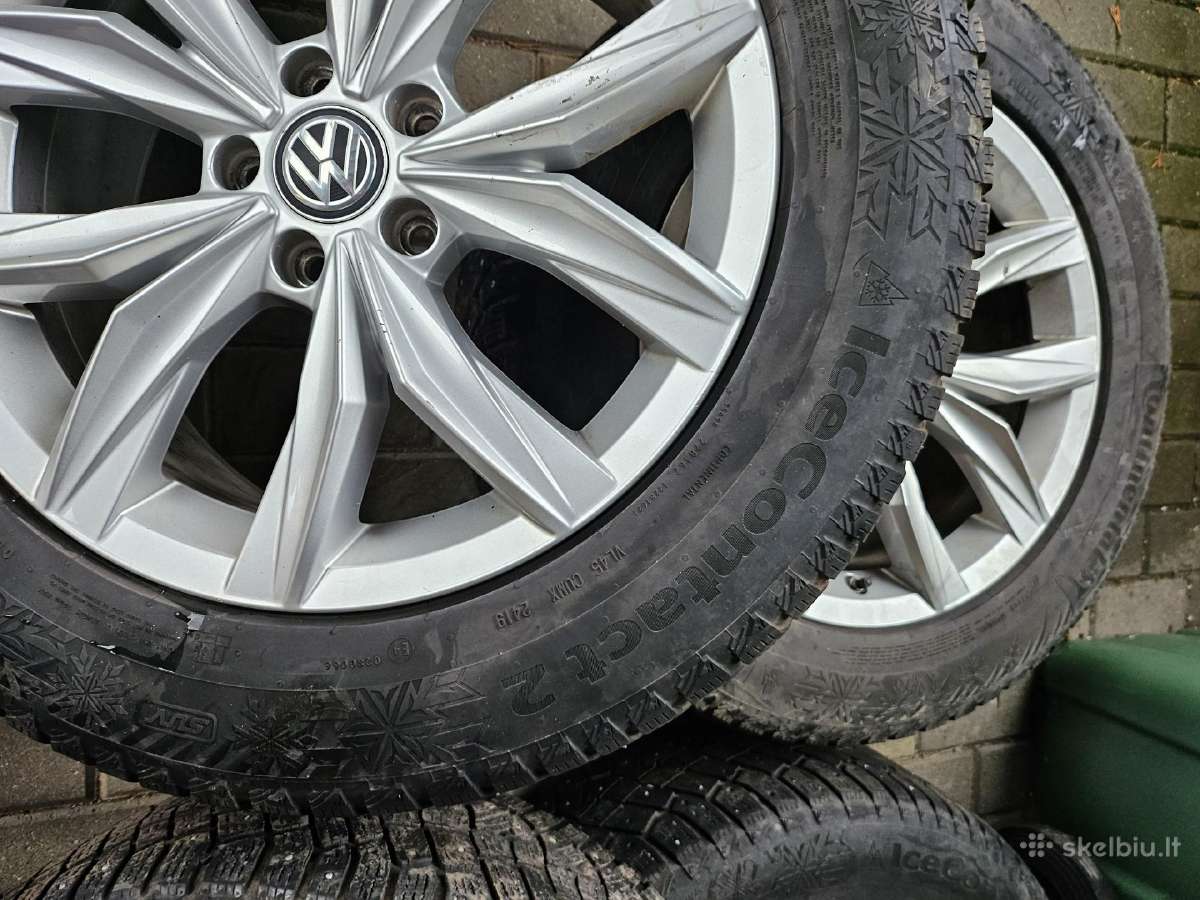 Originalus VW r18 su Continental Icecontact2 - nuotraukos Nr. 5