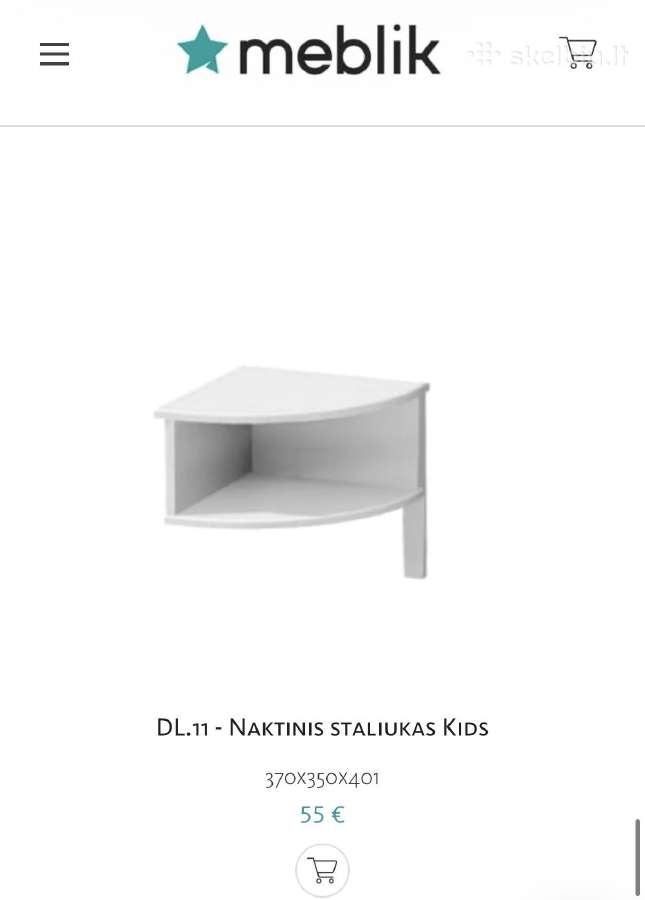 Meblik Safari Vaiko Kambario Baldai - nuotraukos Nr. 9
