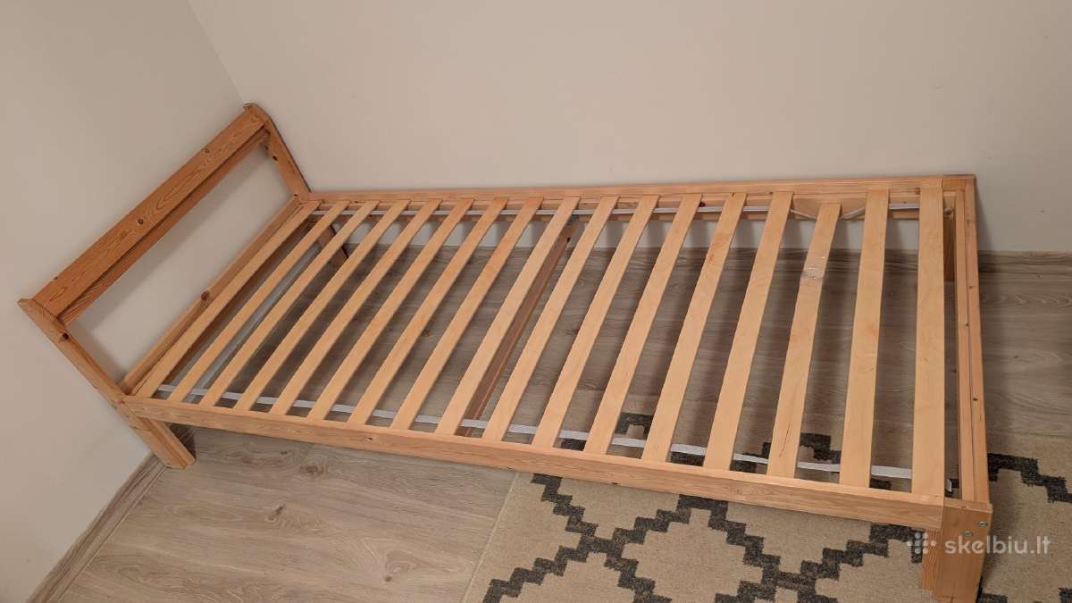 Ikea lova su čiužiniu 90x200 - nuotraukos Nr. 2
