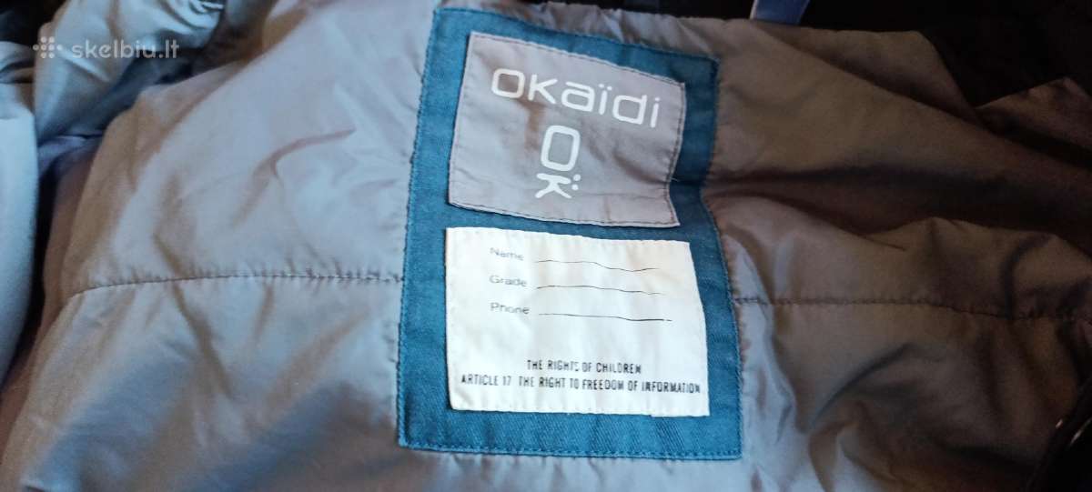 Okaidi berniukiška striukė 13-14 metų - nuotraukos Nr. 7