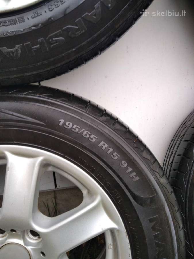 Rial ratlankiai su padangomis R15 - nuotraukos Nr. 2