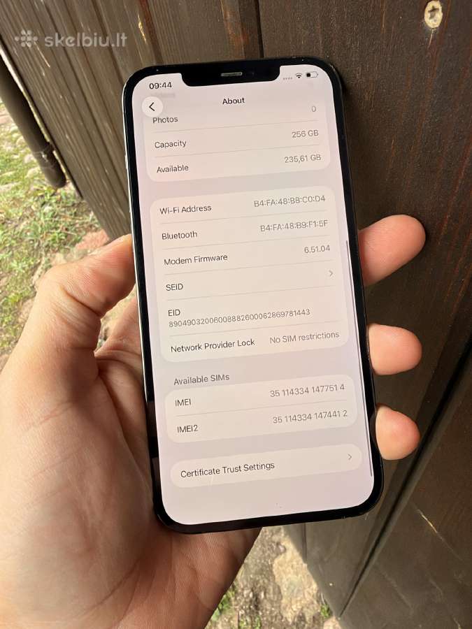 iPhone 12 Pro Max 256gb Nauja Baterija - nuotraukos Nr. 7