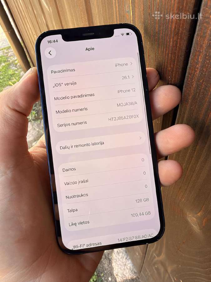 iPhone 12 128gb Nauja Baterija Puiki buklė - nuotraukos Nr. 6