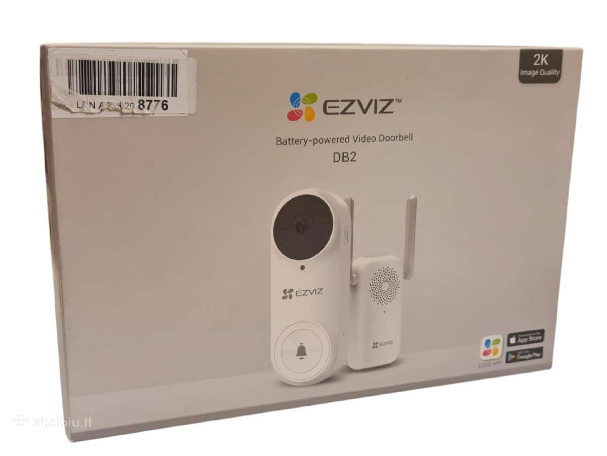 Ezviz Db2 Kit 2k belaidis vaizdo skambutis su kame - nuotraukos Nr. 2