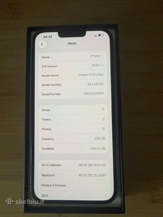 iPhone 13 pro max - nuotraukos Nr. 8