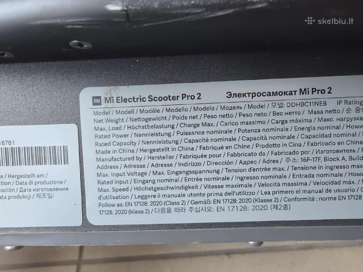 Xiaomi paspirtukas - nuotraukos Nr. 5