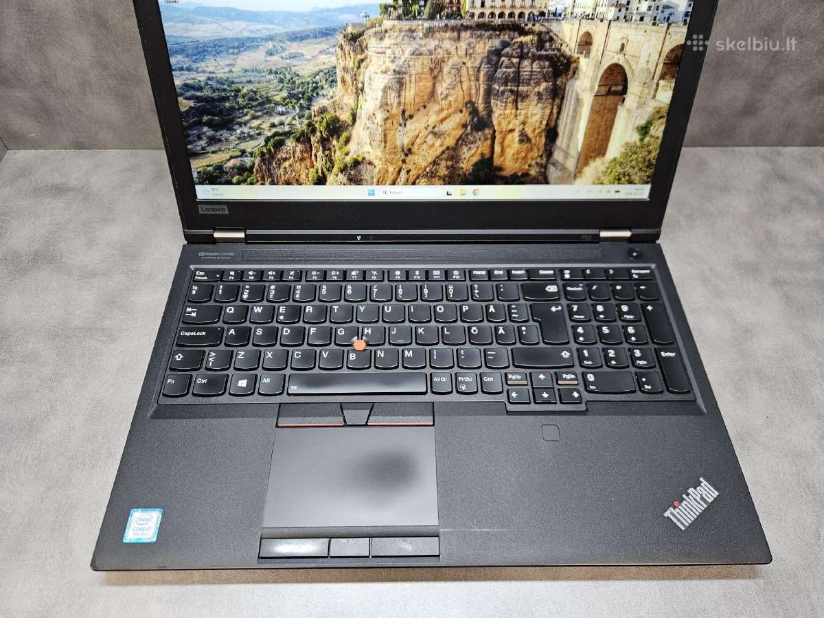 Quadro T1000 4gb/i7-9750h/16r/5123ssd/15.6"/lenovo - nuotraukos Nr. 3