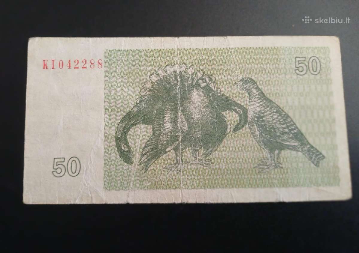 50 talonų 1992m. - nuotraukos Nr. 3