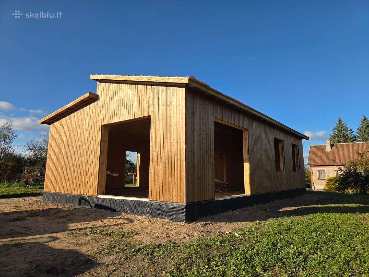 Naujai statomas namas prie Dovinės – 79,72 m² - nuotraukos Nr. 4