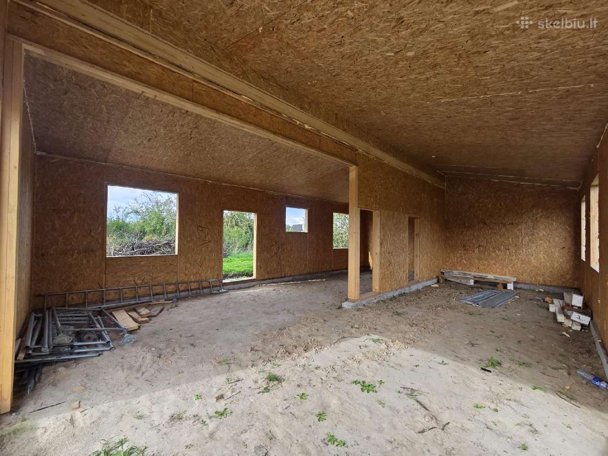 Naujai statomas namas prie Dovinės – 79,72 m² - nuotraukos Nr. 9