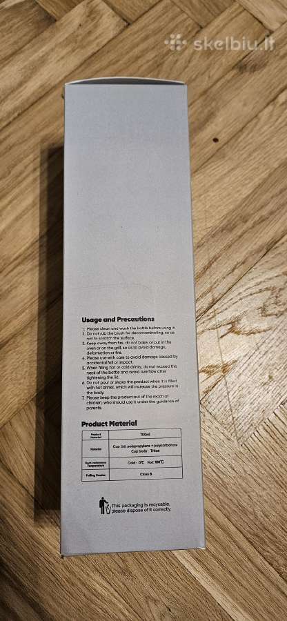Plastikinis Hikvision butelis gertuvė - nuotraukos Nr. 3