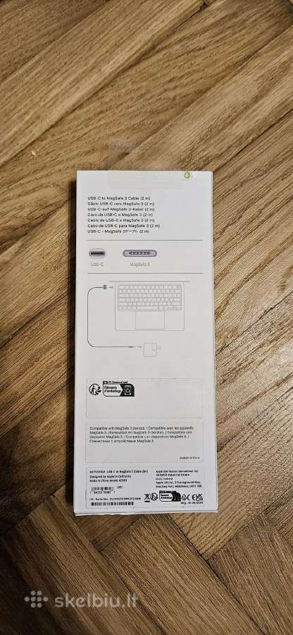 Krovimo laidas Usb-c Magsafe Apple Mlyv3zm/a, 2m - nuotraukos Nr. 3