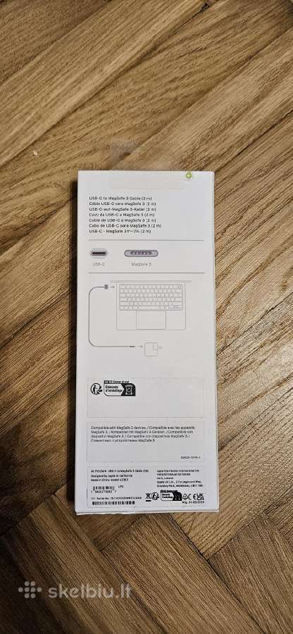 Krovimo laidas Usb-c Magsafe Apple Mlyv3zm/a, 2m - nuotraukos Nr. 4