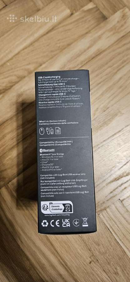Logitech Mx Anywhere 3s 910-006929 pelė juoda - nuotraukos Nr. 3